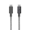 Miniatyrbild 2 av 5: USB-C till USB-C 240W Power Delivery 2,4m Ultra-Hållbart Flätad Native Union Vit / Svart