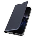 Miniatyrbillede 1 af 6: Etui til iPhone 16 Pro - AVIZAR - Soft touch - Kortholder - Videostøtte - Blå Blå