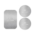 Miniatyrbillede 1 af 5: Biladaptere - XO - 3 metalplader - Universal - Magnetisk støtte - Sølv Pengar