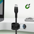 Miniatyrbild 4 av 5: USB-C till Lightning-kabel - BELKIN - BoostCharge Pro Flex - 27W strömförsörjning - 1m - Svart Svart