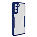 Miniatyrbillede 2 af 4: Samsung Galaxy S21 Plus Case Plexiglas Bagside Front Polymer Stødsikker Blå Kontur Blå