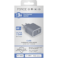 Miniatyrbillede 2 af 2: "Smartphone-lader USB A + USB C Cube 45W Power Delivery UltraGaN Grå" Grå