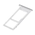 Miniatyrbillede 1 af 4: Tiroir til SIM-kort til Samsung Galaxy A51 Nano SIM + Micro-SD Original Samsung Hvid Vit