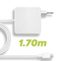 Miniatyrbillede 3 af 5: USB C-strømkilde til MacBook - MOXIE - 61W - 1,7m kabel - Hvid Vit
