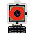 Miniatyrbild 3 av 4: Frontkamera Samsung Galaxy A5 2017 Original Frontlins + Anslutningskabel