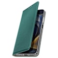 Miniatyrbillede 1 af 5: Etui til Motorola Moto E15 / G05 Klaps Wallet Magnetisk Støtte Grøn Grön