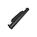 Miniatyrbillede 2 af 3: Batteri Li-ion 4400mAh til bærbar computer, kompatibel med Asus K55 11.1V sort Svart