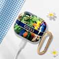 Pikkukuva 4 / 5: AirPods 3 -kotelo, jossa on kukkakuvio, monivärinen Guess -mokkari. Flerfärgad