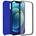 Miniatyrbild 1 av 4: Coque - Apple - iPhone 12 / 12 Pro - Hård Bakre Skydd - Mjuk Framsidan - Blå Blå