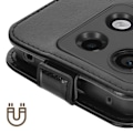 Pikkukuva 4 / 5: Kotelo Xiaomi Redmi Note 13 Pro vertikaaliselle läppälle mustalla korttipidikkeellä Svart