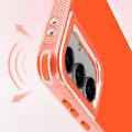 Miniatyrbild 4 av 5: Coque Bumper - AVIZAR - Samsung Galaxy S24 FE - Stötbeständig - Förstärkta hörn - Lätt Orange