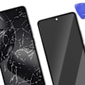 Pikkukuva 4 / 4: LCD-näyttö Xiaomi 14T:lle, jossa on kosketusnäyttö ja musta Relife-kotelo Svart