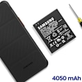 Miniatyrbillede 3 af 3: Originalt internt batteri til Samsung Galaxy Xcover 7 4050mAh Samsung Sort Svart