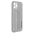 Miniatyrbillede 2 af 4: iPhone 12 Pro Cover Silikone Foldbart Magnetisk Stand Wozinsky Grå Grå
