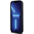 Pikkukuva 5 / 6: Kuori iPhone 15 Pro Max - DKNY Nahkainen Printtipainatus Metallilogo MagSafe (DKHMP15XPSOSPK) - Musta