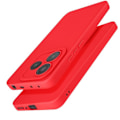 Miniatyrbillede 2 af 5: Cover til Xiaomi Redmi Note 14 5G, Silikone, Blød, Kamera beskyttet, Rød Röd