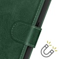 Miniatyrbild 4 av 6: Fodral för Nothing Phone 2 - AVIZAR - Handledsrem Flip Wallet Support - Grön - Syntet - Unisex Grön