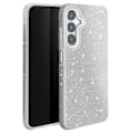 Miniatyrbillede 1 af 5: Glitrende beskyttelsesskal til Samsung Galaxy A25, stødabsorberende, sølv Grå