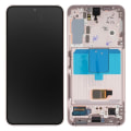 Miniatyrbillede 1 af 4: Komplet blok Samsung Galaxy S22 LCD-skærm Touch Glas Original Samsung pink