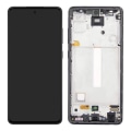 Pikkukuva 1 / 4: LCD-näyttö - Samsung - Galaxy A52/A52s - Alkuperäinen - Musta - 5,5 tuumaa Svart