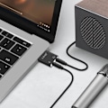 Miniatyrbillede 4 af 4: Eksternt lydkort USB 2.0 / 3.5mm Jack Audio Mikrofon Surround 7.1 LinQ Sort