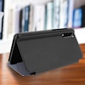 Miniatyrbild 3 av 4: Housse för Samsung Galaxy A70 - AVIZAR - Spegelcase - Transparent lock - Videostativ - Svart Svart