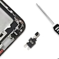 Pikkukuva 3 / 4: Mikrofonin nappi iPhone 16 Pro Varaosa Musta Svart