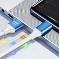 Miniatyrbillede 4 af 6: USB til USB C-kabel Hurtig opladning 3A Synkroniseringslængde 1,5 m LinQ Blå Blå