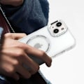 Miniatyrbillede 4 af 6: MagSafe Cover til iPhone 14 Plus Bi-materiale forstærkede hjørner Karl Lagerfeld Transparent