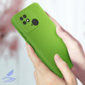 Miniatyrbillede 4 af 5: Taske Xiaomi Redmi 10C Semi-stiv Soft-touch Fin grøn