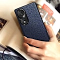 Miniatyrbillede 3 af 5: Honor 70 Beskyttelsesetui - AVIZAR - Kornet tekstur - Ægte læder - Midnatsblå Nattblått