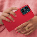 Pikkukuva 4 / 6: Kotelo Xiaomi Redmi 13C Silicone Camera Contour Metallic Carmine -kameralle Röd