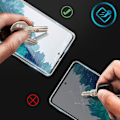 Miniatyrbillede 4 af 4: Film til Samsung Galaxy S20 FE Transparent skråhærdet glas med sort kant Svart