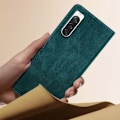 Miniatyrbillede 4 af 4: Sony Xperia 10 V Folio Stand Green Flip Case
