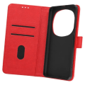 Miniatyrbillede 2 af 6: Etui til Honor Magic 6 Pro 5G Flip Wallet og videoholder Rød