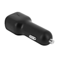 Pikkukuva 2 / 4: Auton lataaja - Setty - Tupakansytytin - Kaksinkertainen USB- ja USB-C-ulostulo - 2.4A - Ylikuormitussuoja Svart