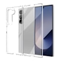 Pikkukuva 1 / 5: Kotelo Galaxy Z Fold 6:lle - AVIZAR - Kova selkäsilikoni - Läpinäkyvä Transparent