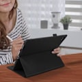 Miniatyrbild 3 av 4: Fodral - Samsung - Galaxy Tab S6 Lite - Ekoskinn - Kortfack - Stödfunktion - Svart Svart