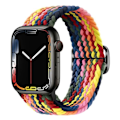 Miniatyrbild 1 av 5: Rem för Apple Watch 41 mm / 40 mm / 38 mm Flätad nylon Andas flerfärgad Flerfärgad