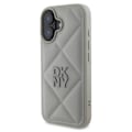 Miniatyrbild 4 av 6: Skyddande skal för iPhone 16 Plus med vaddering DKNY Grå Grå