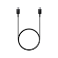 Miniatyrbillede 1 af 2: USB-C til USB-C-kabel 3A 25W opladning og synkronisering 1,2 m Samsung Sort Svart