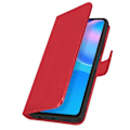 Miniatyrbild 2 av 4: Huawei P smart 2021-fodral - AVIZAR - Röd - Skydd - Kortfack - Videostöd Röd