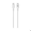 Miniatyrbillede 3 af 5: USB-C-kabel - BigBen - 1,2 m - 3A - Power Delivery 60W - Vævet Hvid