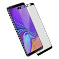 Pikkukuva 1 / 4: Suojaelokuvan - Samsung - Galaxy A9 2018 - Karkaistu lasi - Musta - Naarmunkestävä Svart