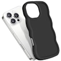 Pikkukuva 5 / 5: iPhone 16 Pro Max Suojakuori Silikoninen Iskunkestävä Candy-sarja Musta Svart