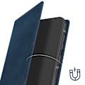 Miniatyrbillede 5 af 6: Etui til Samsung Galaxy A56 Kreditkortholder Videostøtte Mørkeblå Blå