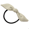 Pikkukuva 1 / 3: Beige Nahkainen Haaremikampauslenkki Korealaistyylinen Perhossolmulla Beige