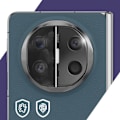 Miniatyrbild 3 av 5: Skyddskamera för Huawei Mate X6 Härdat Glas Rep-skydd iMak Svart Svart