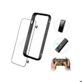 Miniatyrbillede 6 af 6: Pakke Gamer til iPhone 16 Pro Max Skærmbeskyttelse / Bumper Cover Rhinobuff Rhinoshield Sort Svart