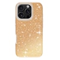 Miniatyrbild 2 av 6: Glitteret skal för iPhone 16 Pro Stöttålig Guld Gul